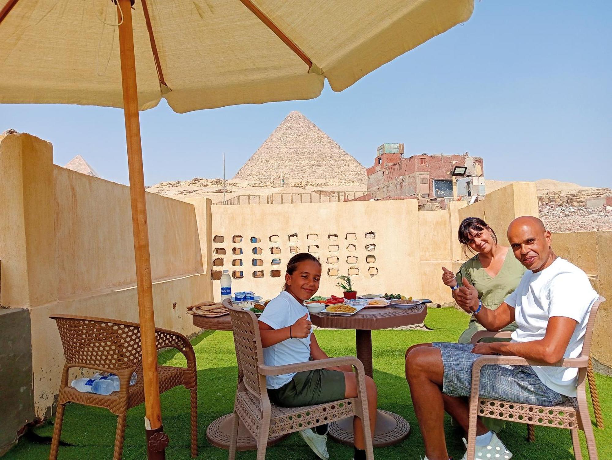 Hotel Sidi Hamad Pyramids View Kafret el-Gabal Exterior foto