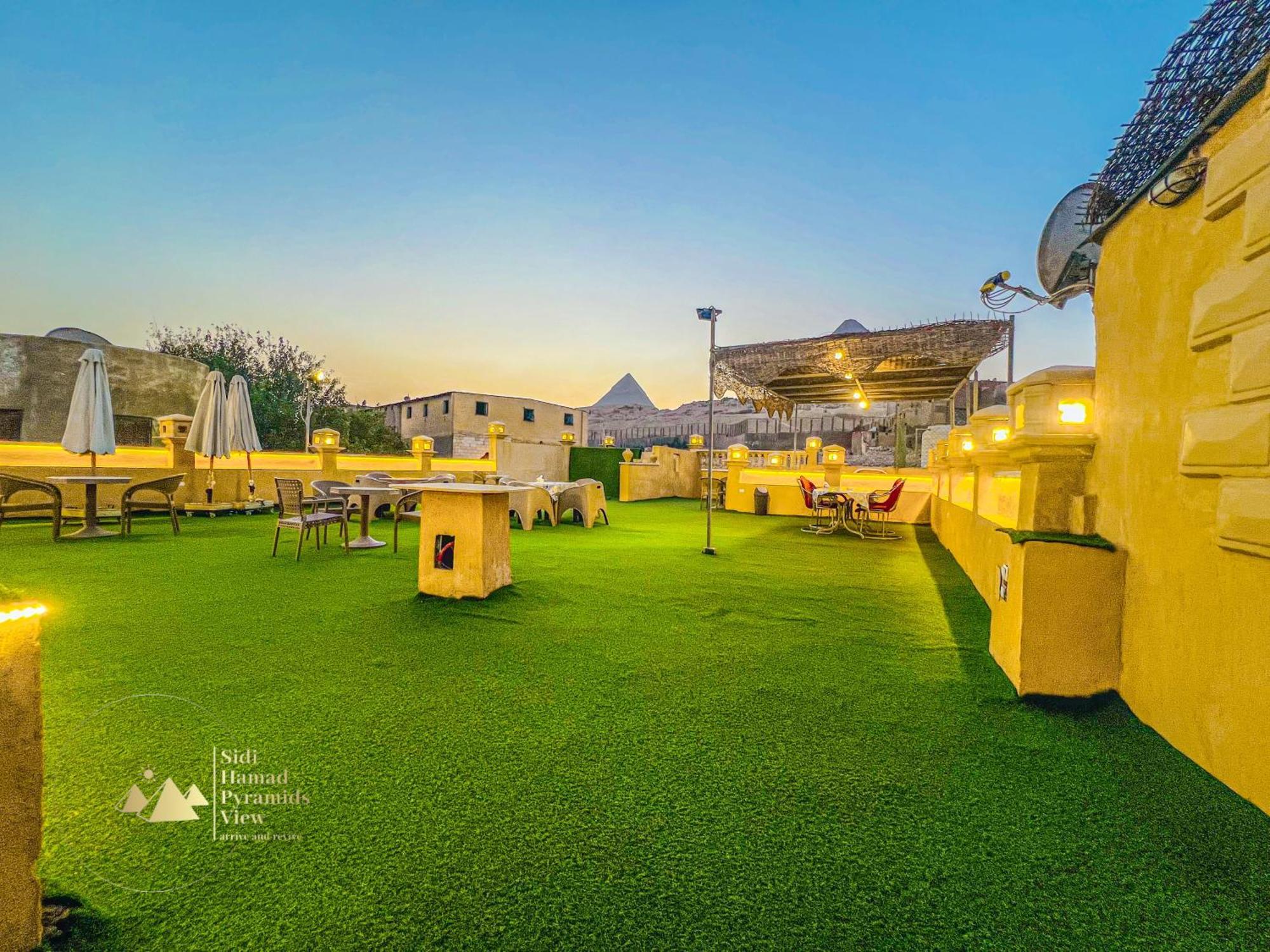 Hotel Sidi Hamad Pyramids View Kafret el-Gabal Exterior foto