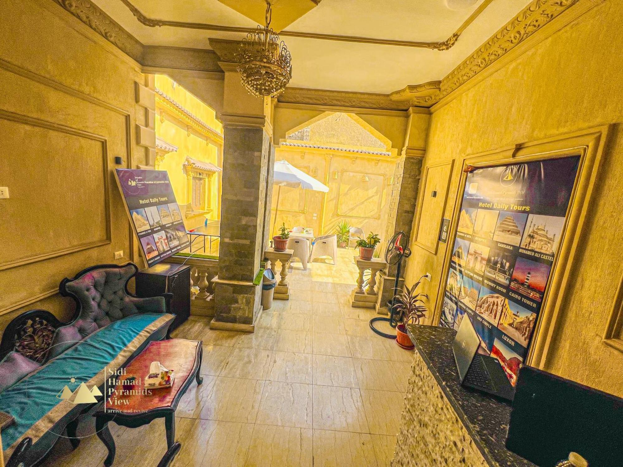 Hotel Sidi Hamad Pyramids View Kafret el-Gabal Exterior foto