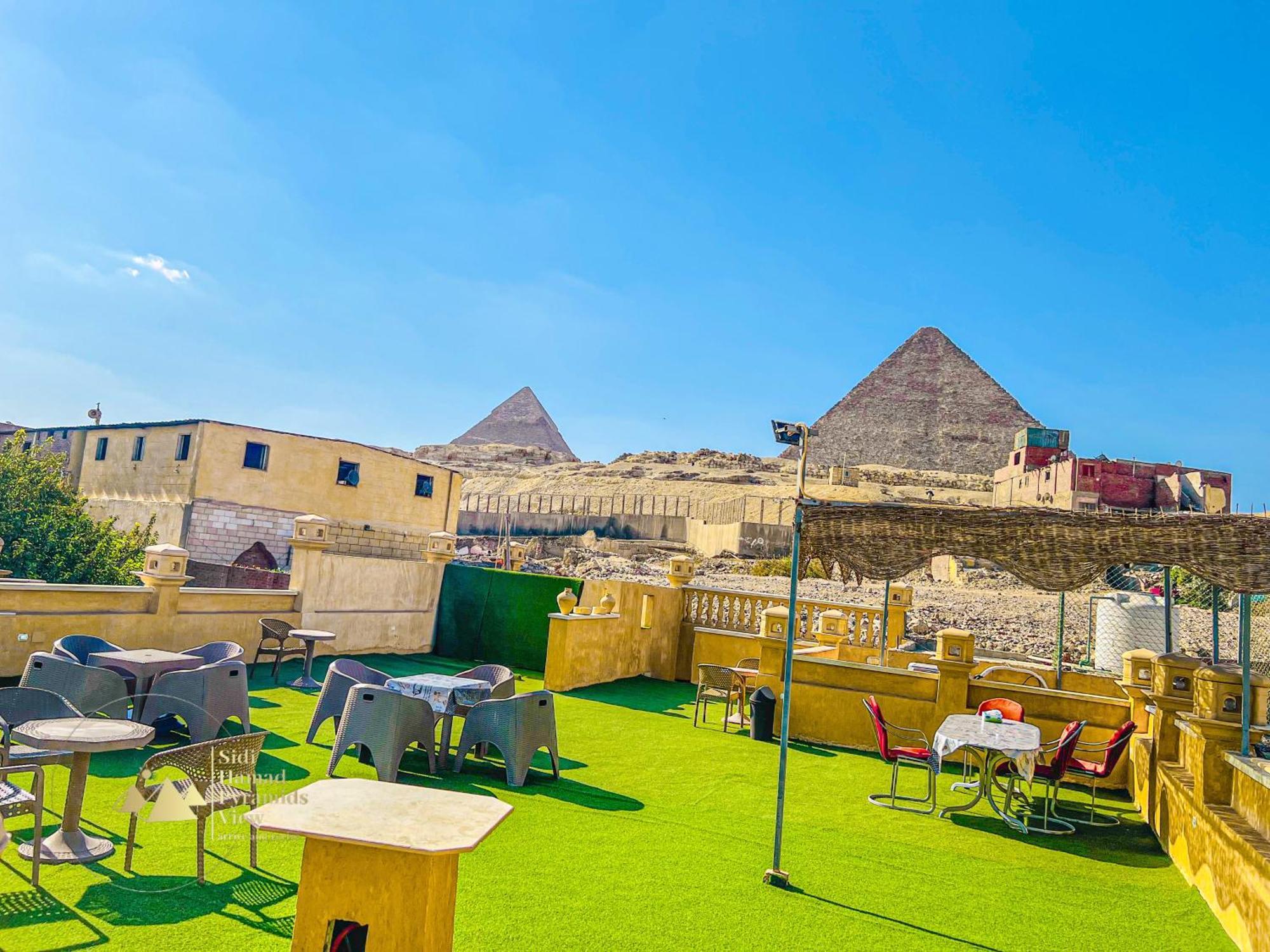 Hotel Sidi Hamad Pyramids View Kafret el-Gabal Exterior foto